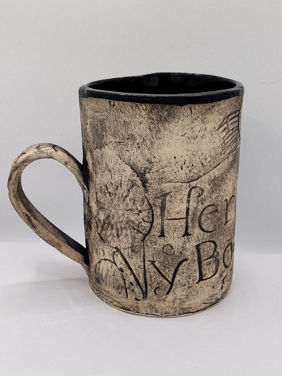 Thumbnail: Gravestein Handmade Gravestone Pottery Impression from the grave of Lydi