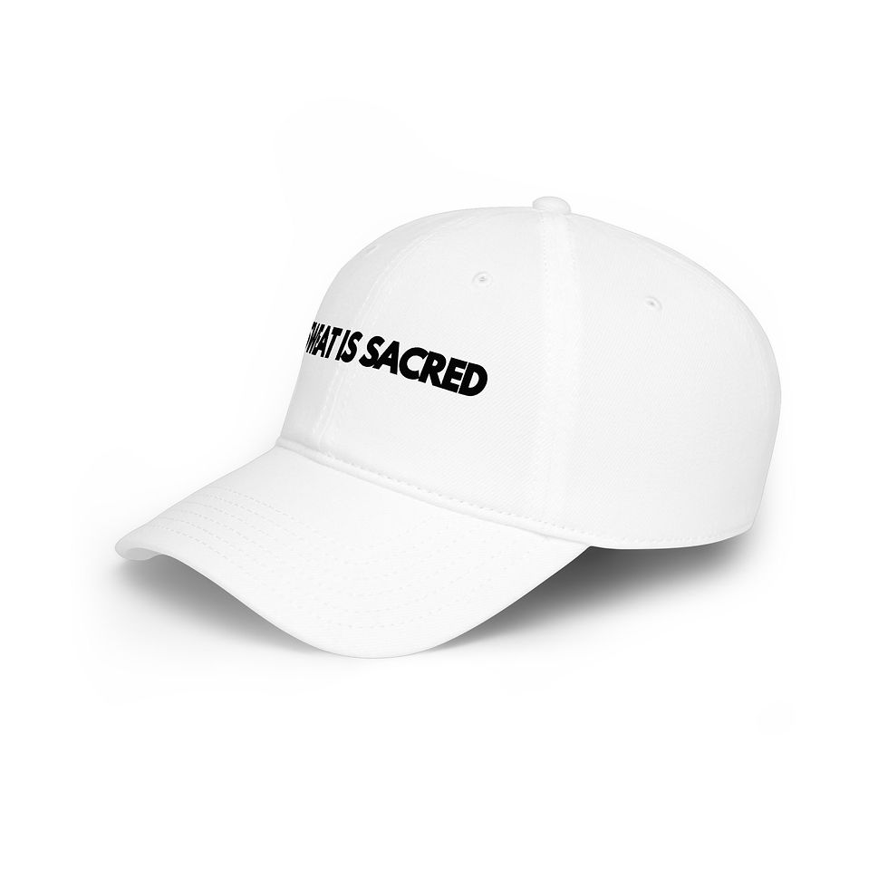 Thumbnail: Sweat Is Sacred Baseball Cap — Fitness Motivational Low Profile Hat