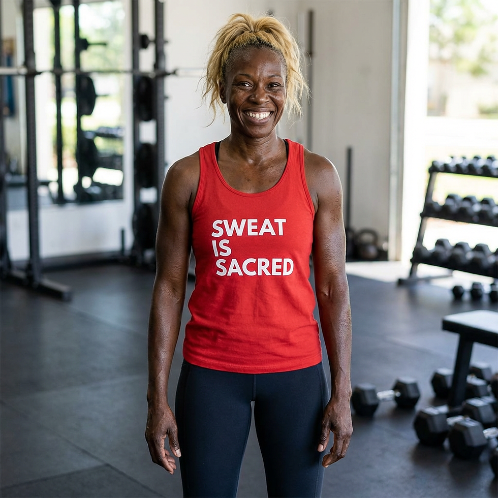 Thumbnail: Sweat Is Sacred (S.I.S.) Tank Top — Women's Fitness Workout Tank