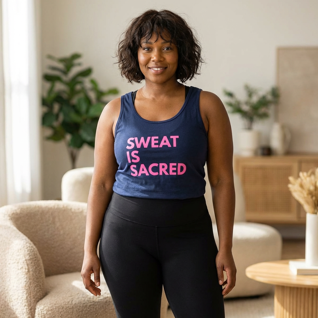 Sweat Is Sacred (S.I.S.) Tank Top — Women's Fitness Workout Tank