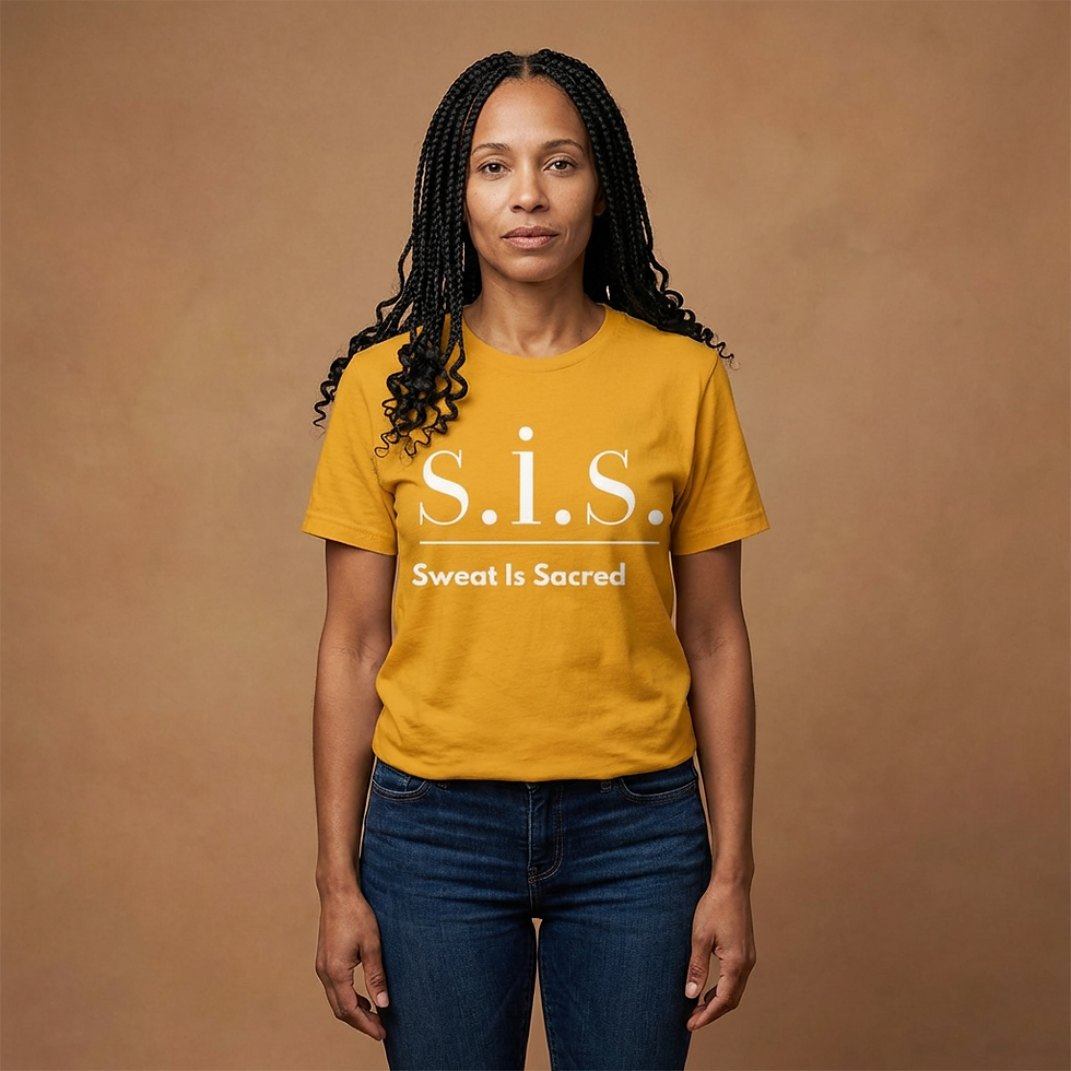 Thumbnail: S.I.S. Sweat Is Sacred T-Shirt | Fitness Tee, Motivational Workout Top