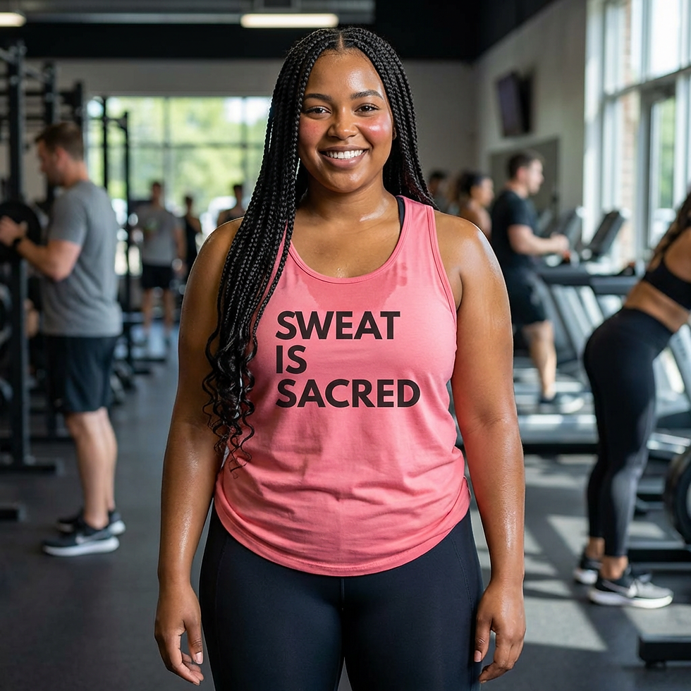Thumbnail: Sweat Is Sacred (S.I.S.) Tank Top — Women's Fitness Workout Tank