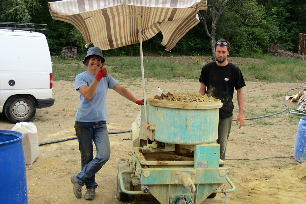 Habitat participatif Lomezon a Die dans la Drome France