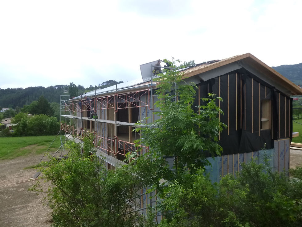 Habitat participatif Lomezon a Die dans la Drome France