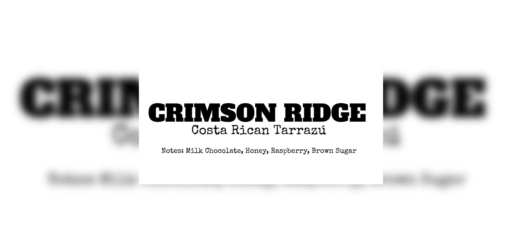 Crimson Ridge (Medium Roast)