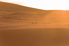 destinos de viagens ilustrado pelo deserto