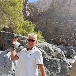 Kerstin im Wadi Tauf