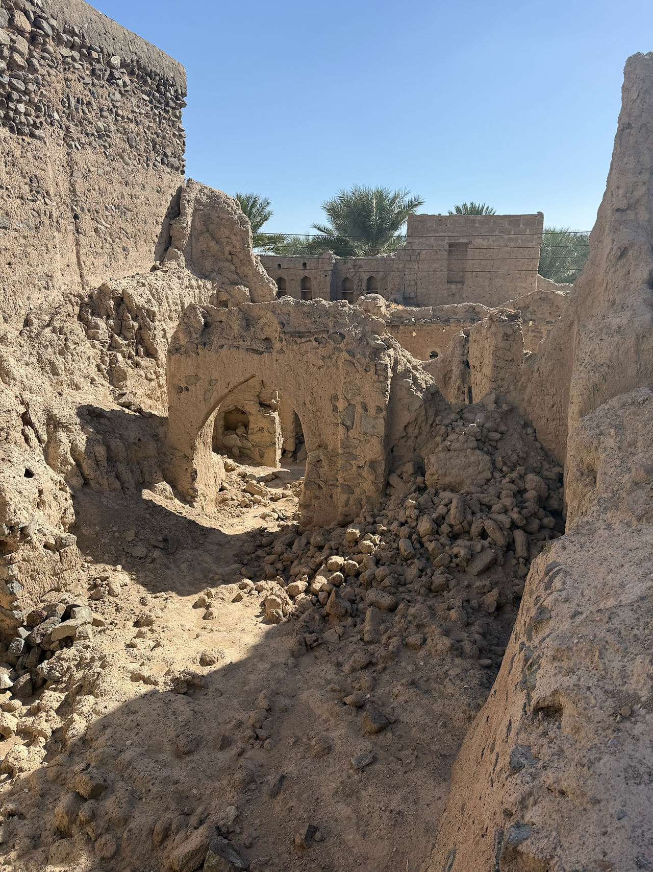 dilapidated and abandoned village