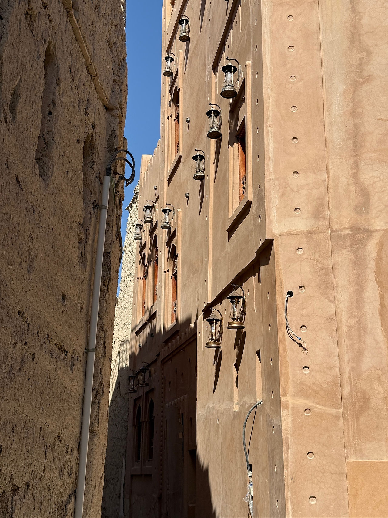 alte enge Gassen in Nizwa