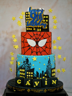 Spiderman-theme Cake