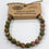 Miniature : Bracelet boule 8mm Power Green Jasper (Jaspe vert)