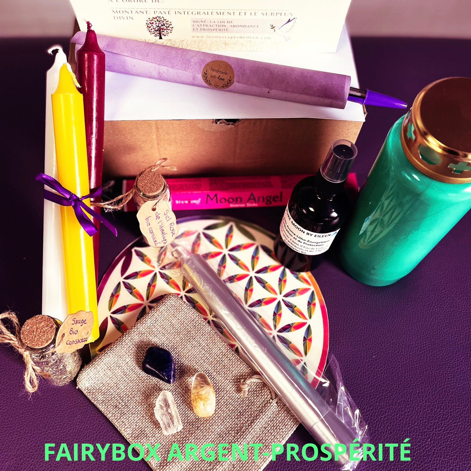 Fairybox Vœux Nouvelle Lune Argent et prospérité - Sans abonnement