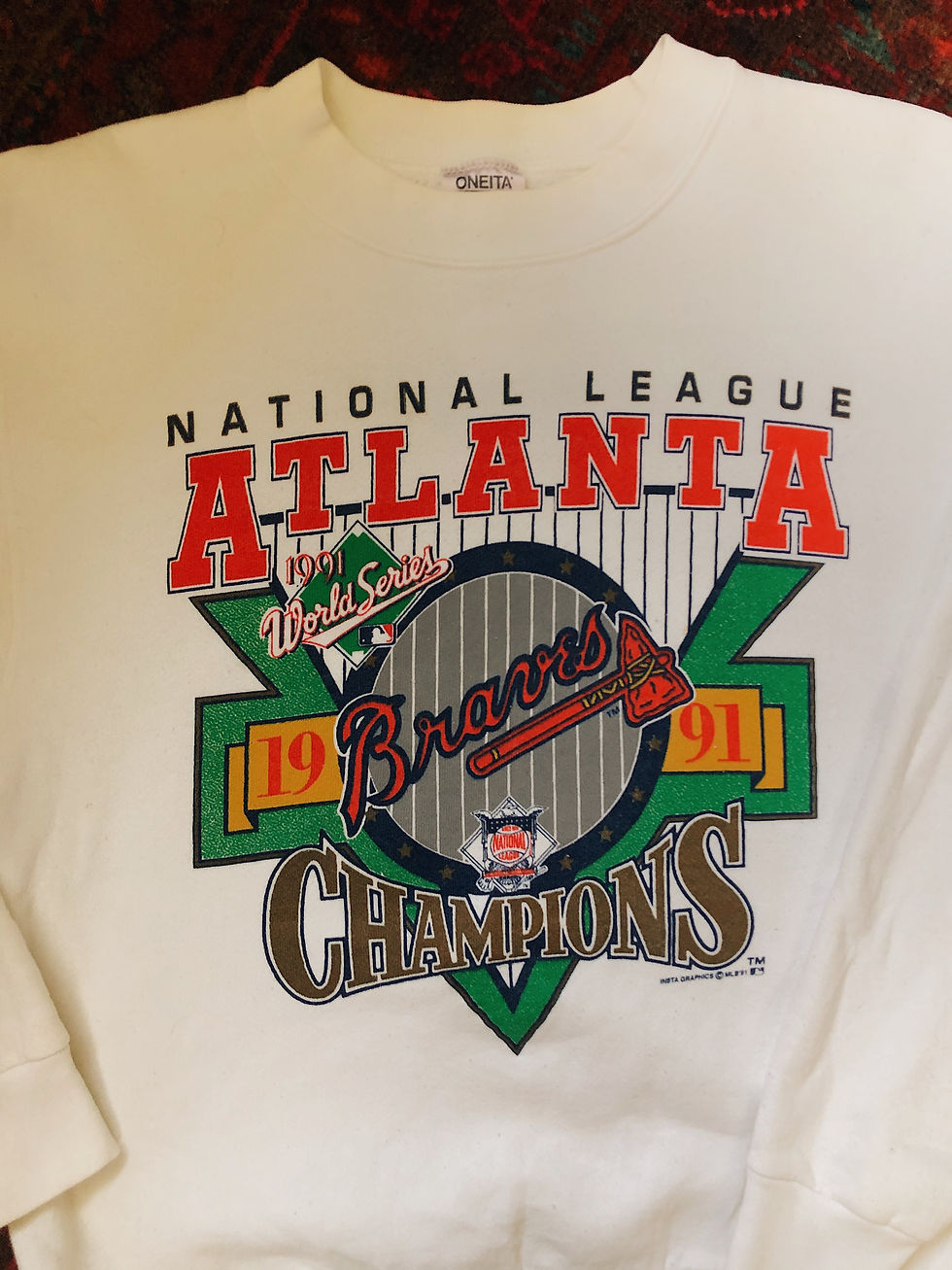 Miniatura: 1991 Atlanta Braves Pullover