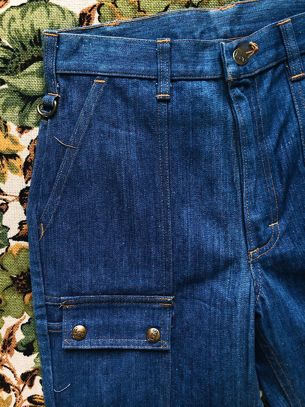 Miniatura: 70s Lee Cargo Inspired Denim Pants