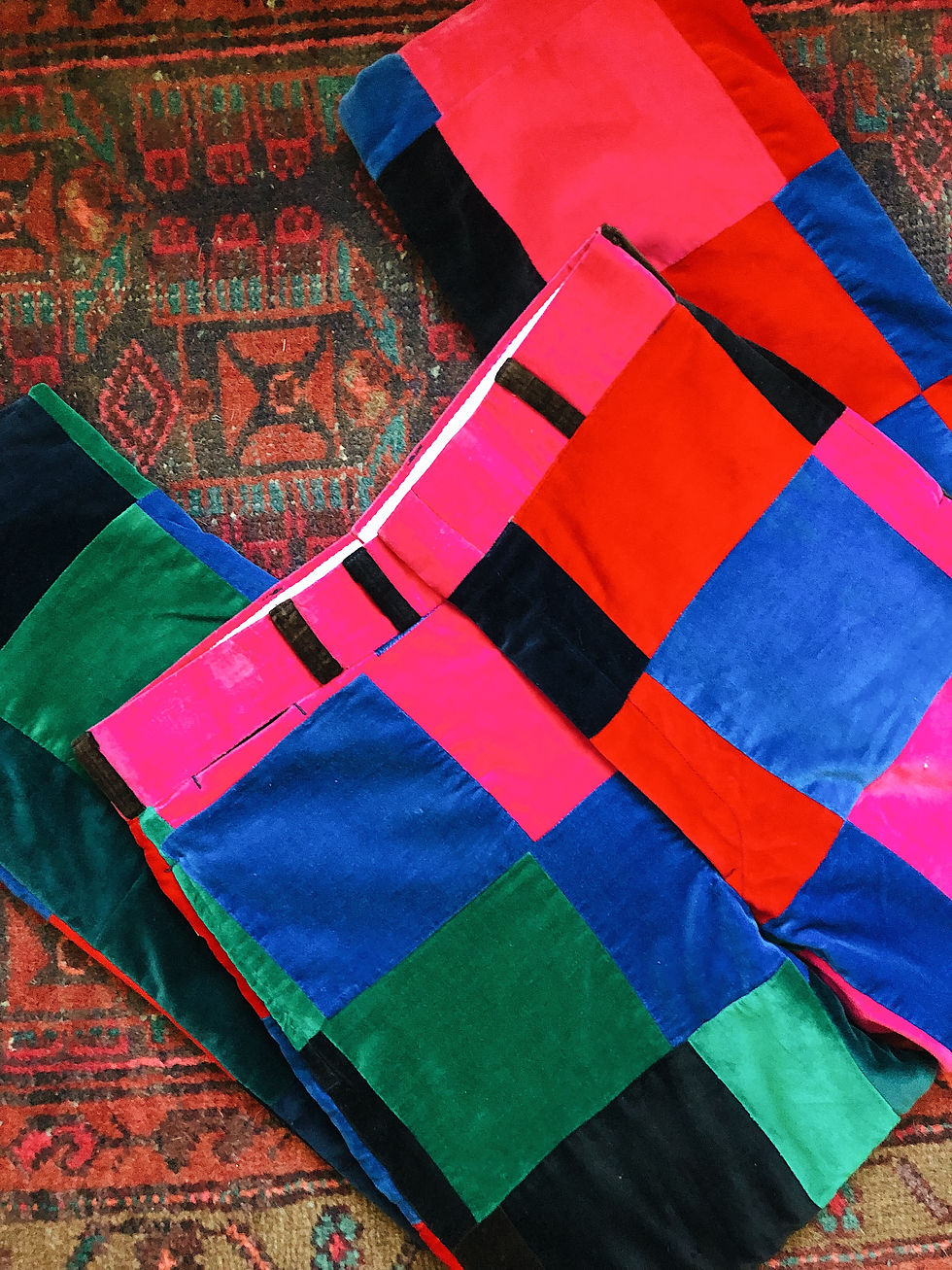 Miniatura: 1970s Patchwork Trousers