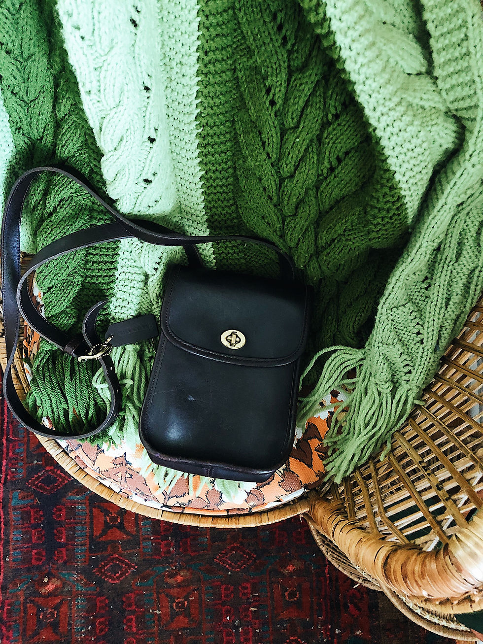 Miniatura: Coach Brown Shoulder Bag