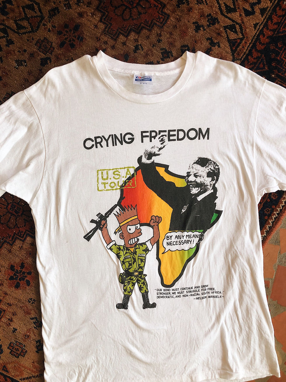 Miniatura: Crying Freedom Nelson Mandela Tee