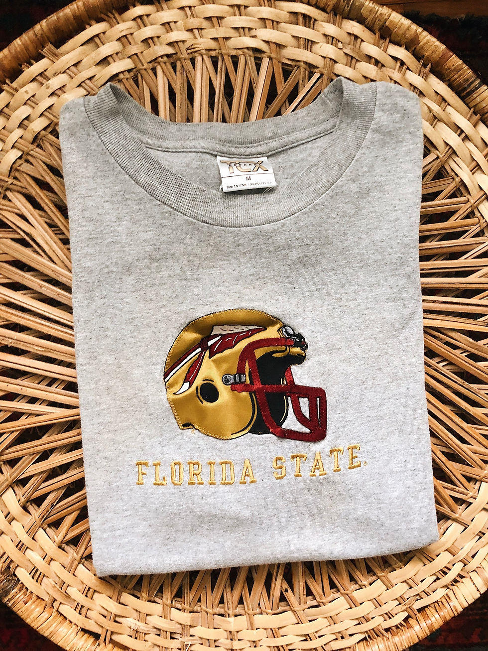 Miniatura: Embroidered FSU Helmet Tee