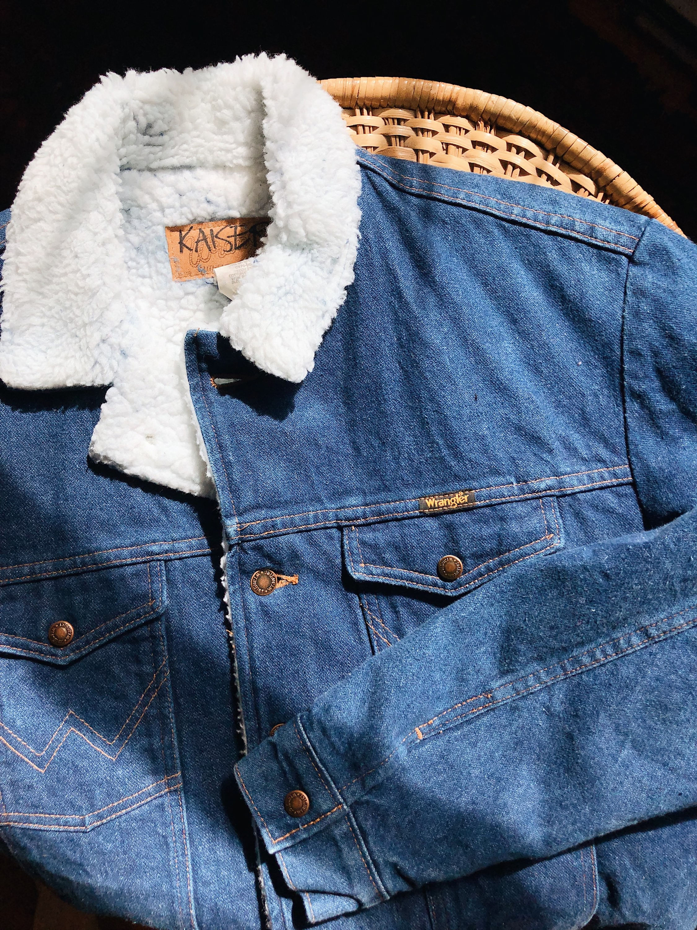 Wrangler Sherpa Denim Jacket