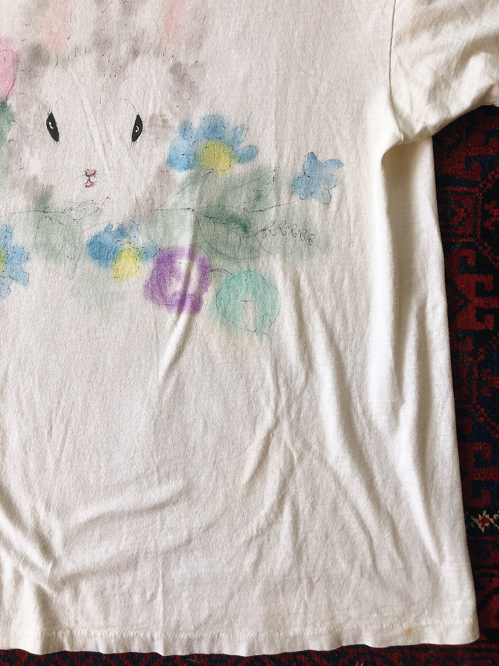 Miniatura: Bunny and Flowers Tee