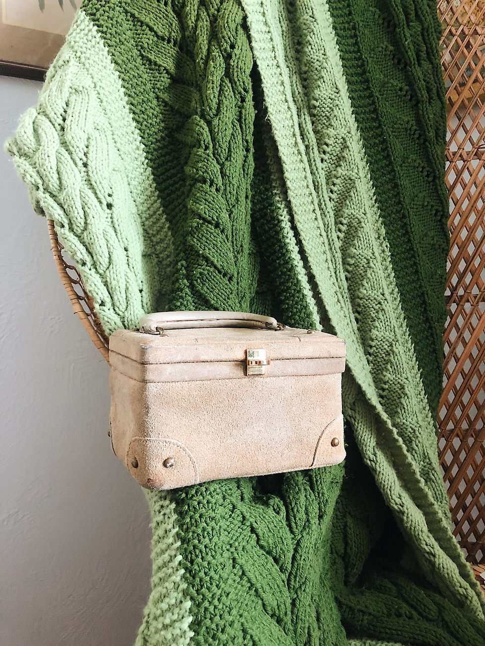 Miniatura: Suede Box Purse