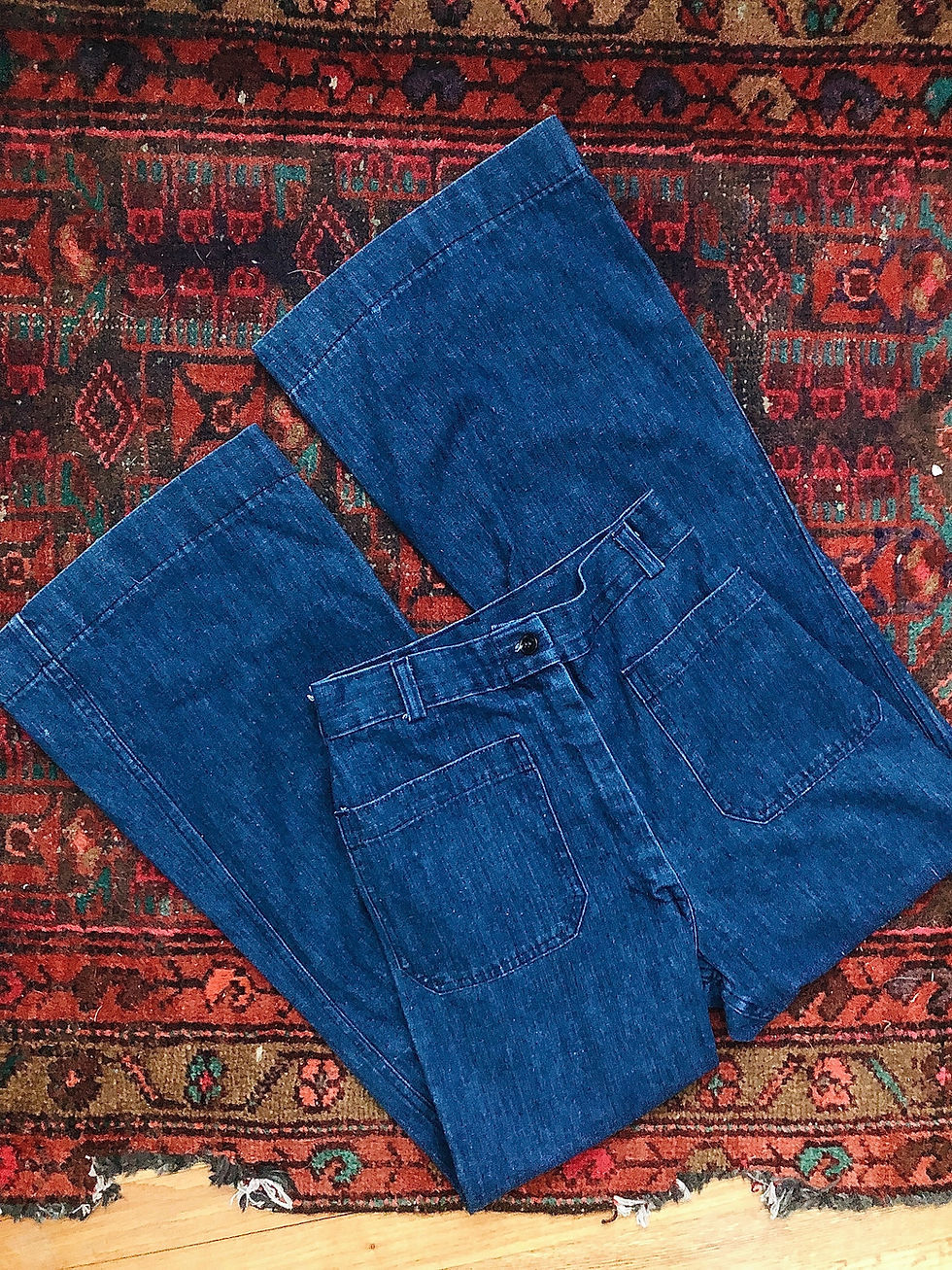 Miniatura: Wide Legged Denim Utility Pant