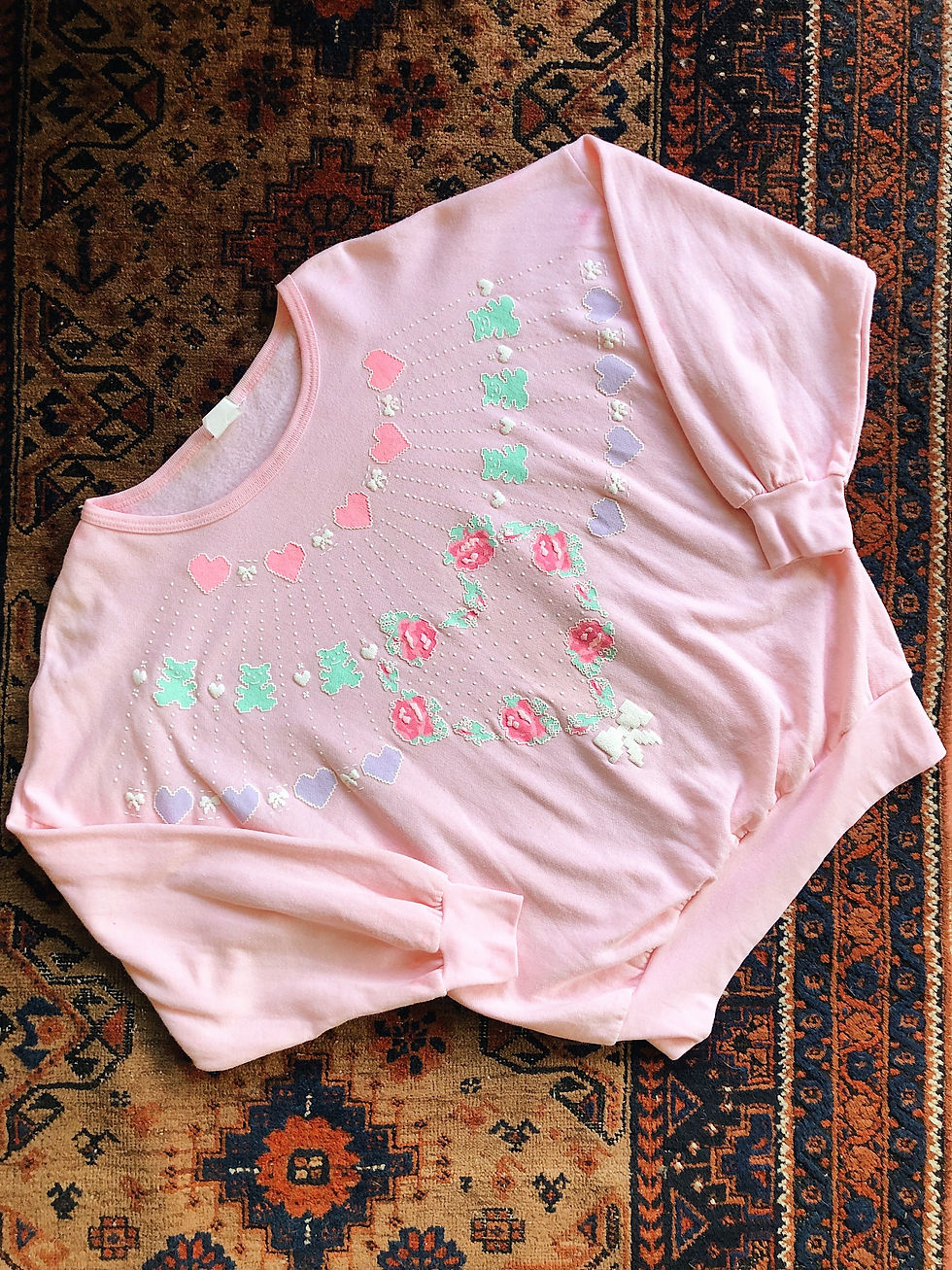 Miniatura: Rose and Heart Pullover