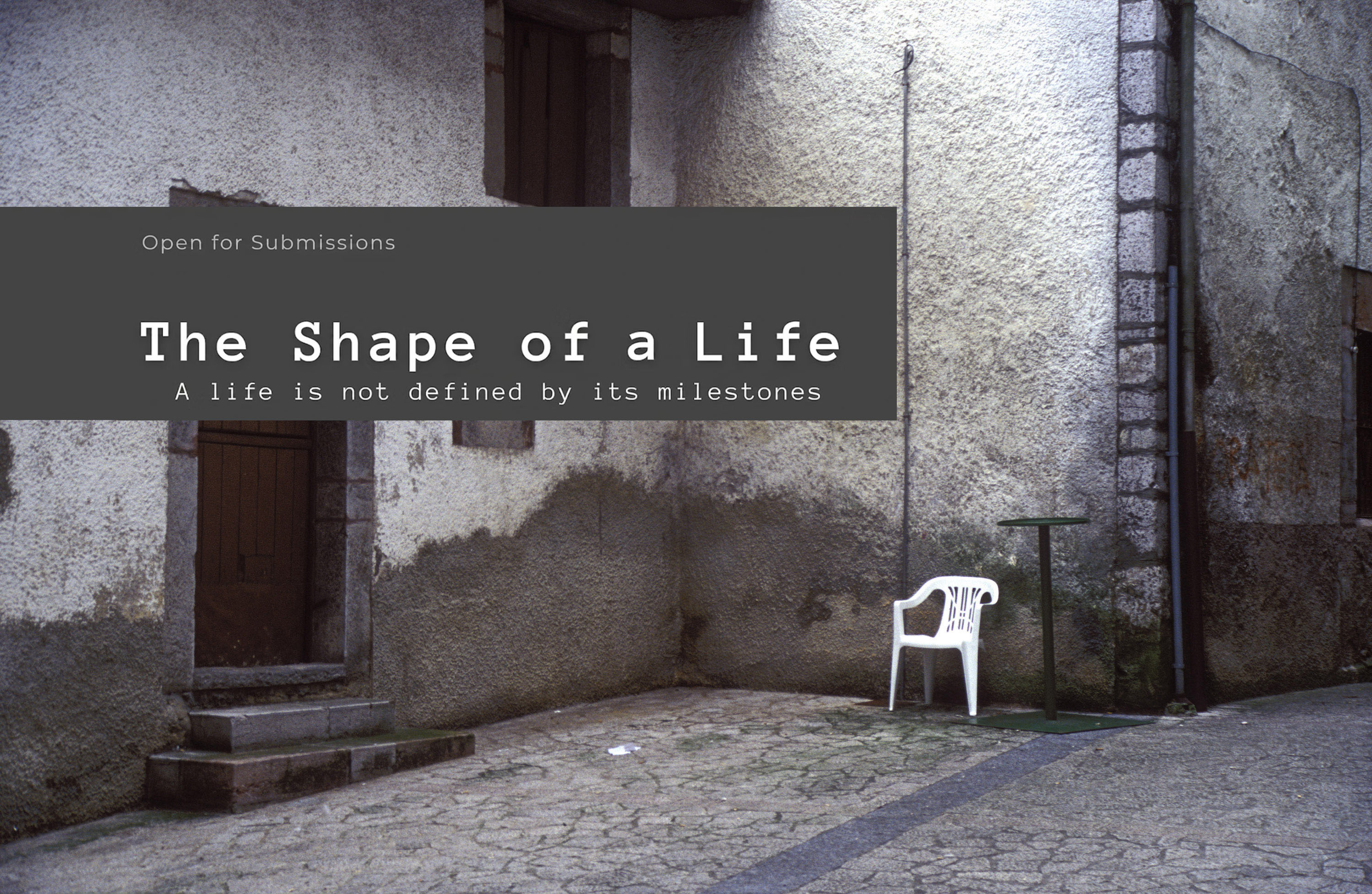 THE SHAPE OF A LIFE — Decagon Gallery Online Photography Exhibition (Juror J. Sybylla Smith)