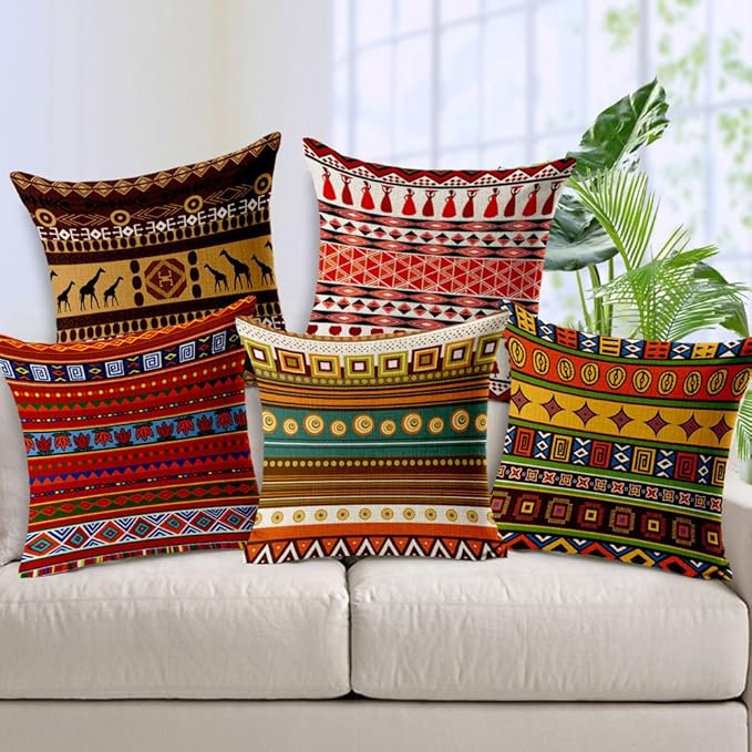 Review: AEROHAVEN’s set of five handmade jute cushion covers adds a natural and earthy vibe to your festive décor. The 16x16 inch covers feature a durable woven texture that balances rustic charm with elegance making them perfect for living rooms or cozy corners during Diwali gatherings. The multi tone finish blends well with both modern and traditional settings. If you want a warm handcrafted touch without going overboard these cushion covers are a simple yet stylish pick.