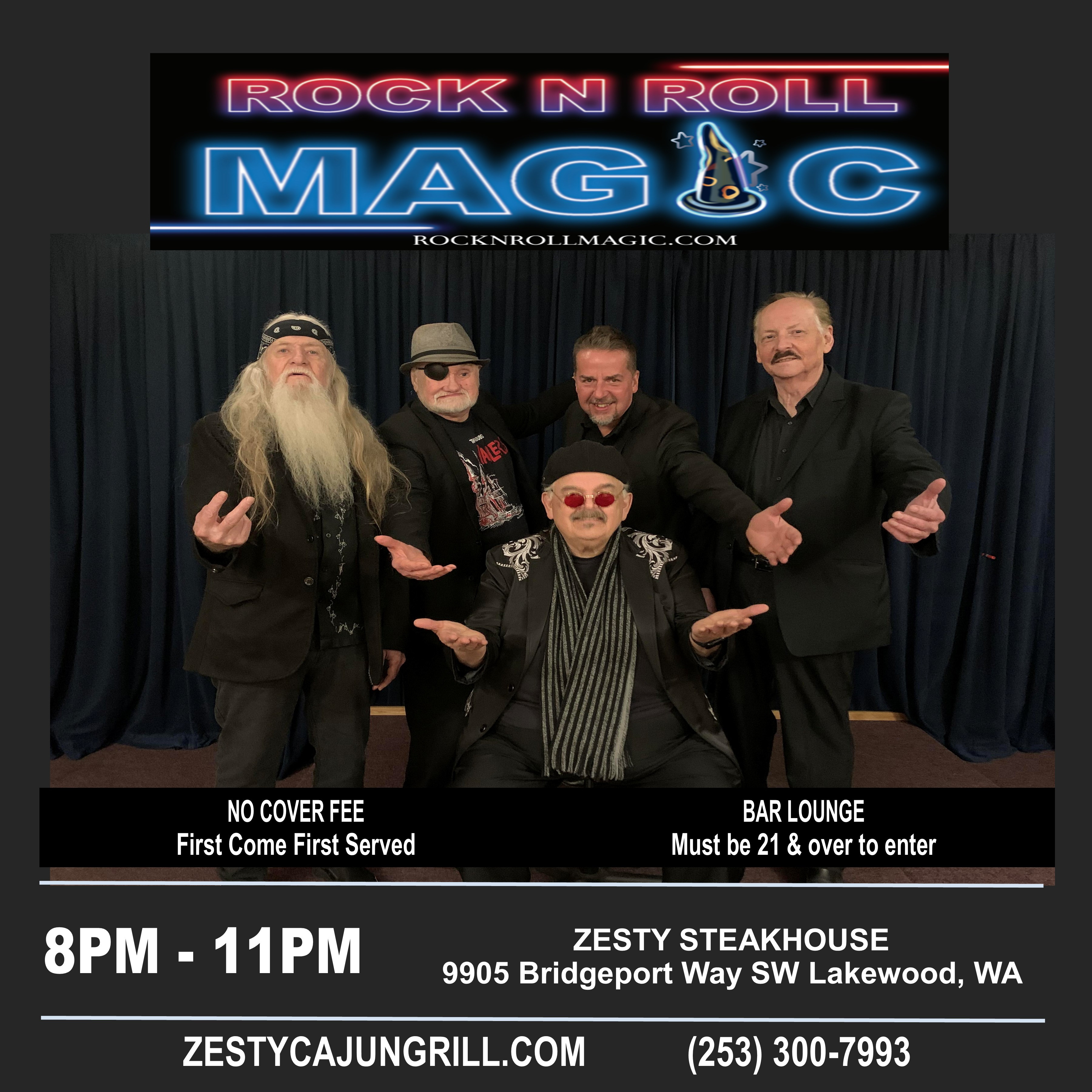 Zesty Rocks Rock N Roll Magic Band | ZESTY STEAKHOUSE
