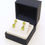 Thumbnail: 9ct Gold Peridot & Diamond Drop Earrings