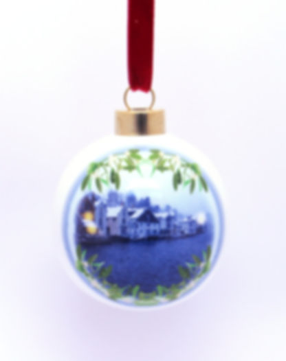 'Harbour Front' Bone China Bauble