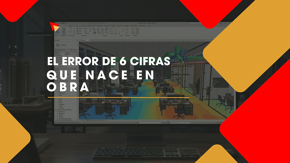 El error de 6 cifras que nace en obra