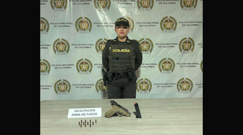 UN ARMA DE FUEGO ES INCAUTADA