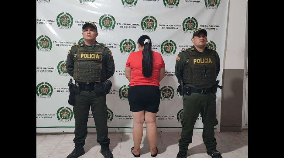 MUJER FUE CAPTURADA