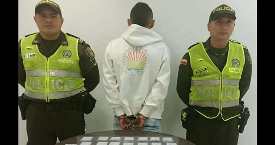 LA POLICIA CAPTURA UN HOMBRE POR TRAFICO DE ESTUPEFACIENTES EN VILLAVICENCIO