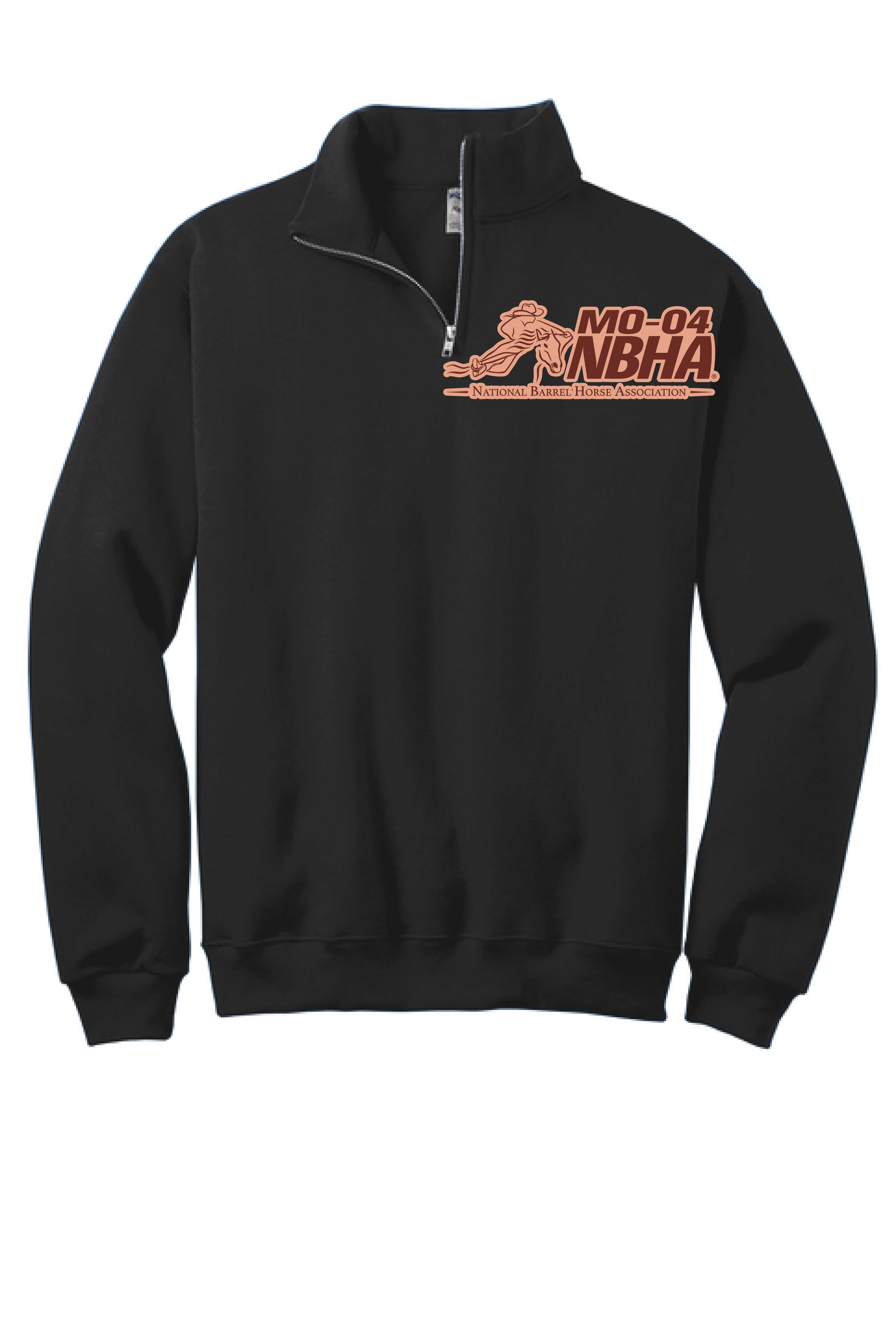 NBHA 1/4 Zip Black 2