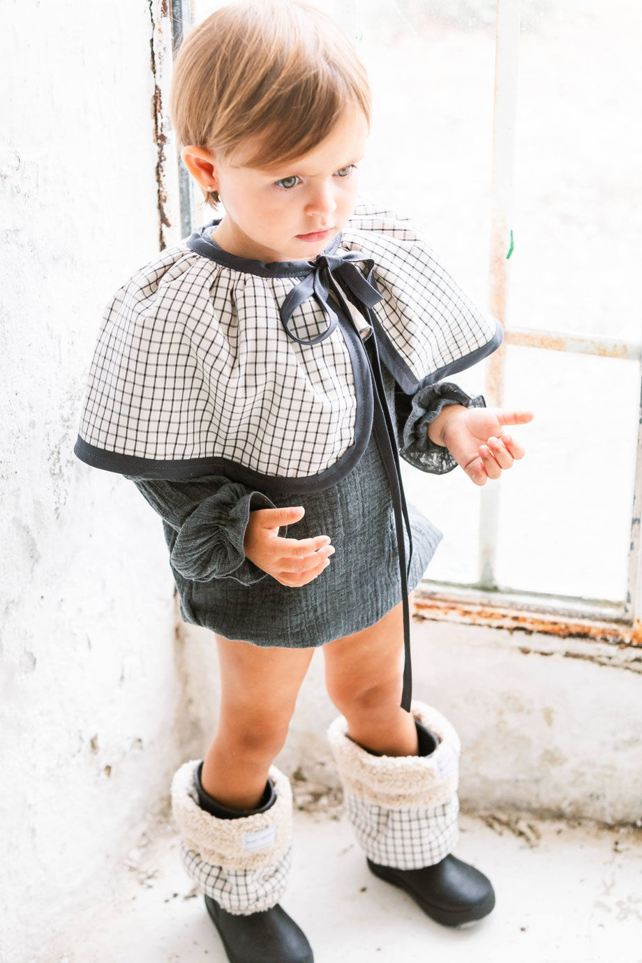 サムネイル： Mini Capita Reversible Borreguito Beige