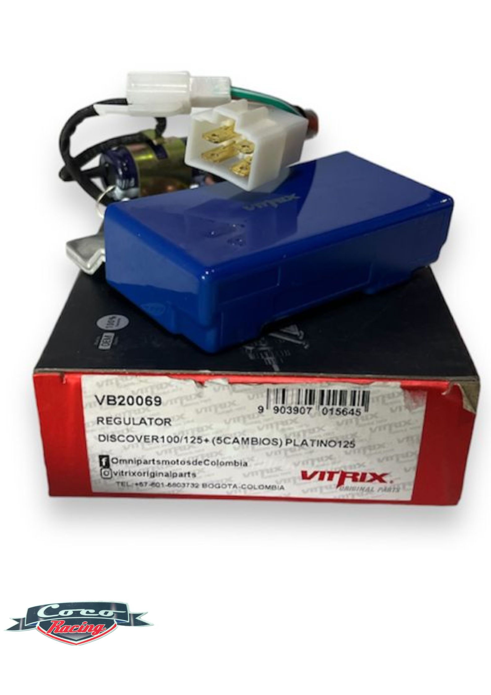 REGULADOR DISCOVER 100-125-PLATINO 125