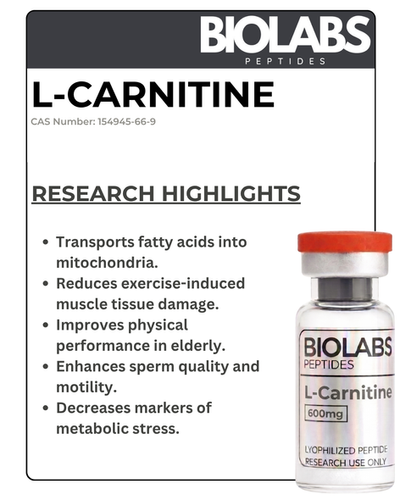 L-Carnitine | Biolabs Peptides L-Carnitine | Biolabs Peptides