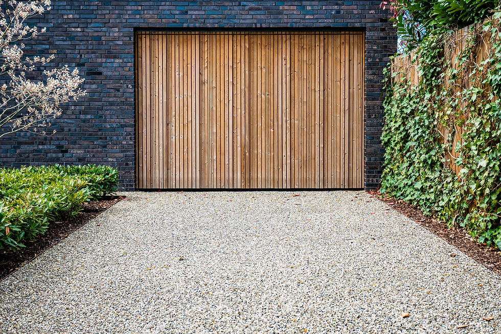 Concrete stone driveways