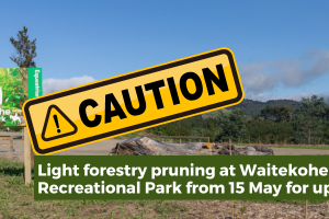 Attention Waitekohekohe Recreational Park 🚴‍♀️🚴🐎 users