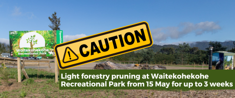 Attention Waitekohekohe Recreational Park 🚴‍♀️🚴🐎 users
