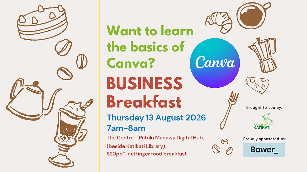 Learn how to use Canva - Business Breakfast - August 2026