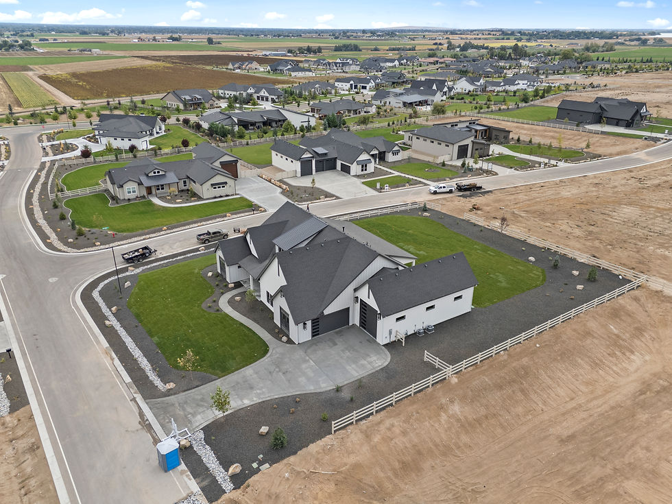 custom home interior Iron Oak Homes Lone Star Ranch Nampa Idaho