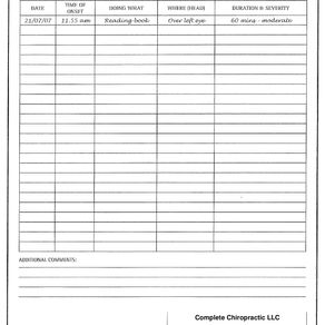 Headache Diary