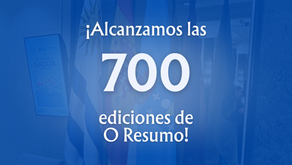 Llegamos a las 700 ediciones de O Resumo
