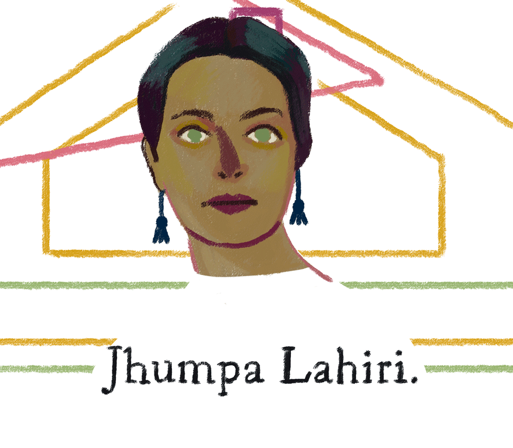 jhumpa lahiri animated portrait