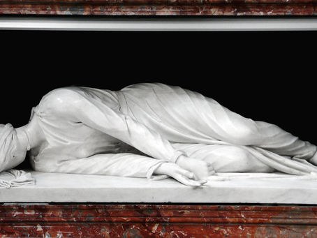 Statue of St. Caecilia by Moderno.