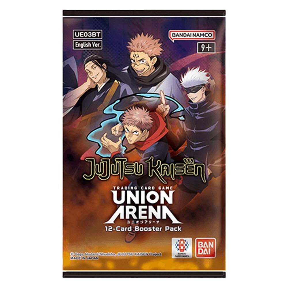 Union Arena Jujutsu Kaisen Booster Pack Sealed 12 Cards English UE03BT